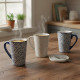 Porcelain Mug Set - 4 Pcs